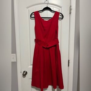 Like New Pleated Red dress
